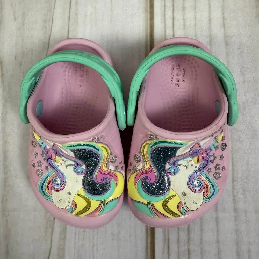 crocs fun lab unicorn clog 4C‎